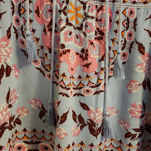 Spell Pandora Aquamarine Blouse XS b71 - Picture 6 of 10